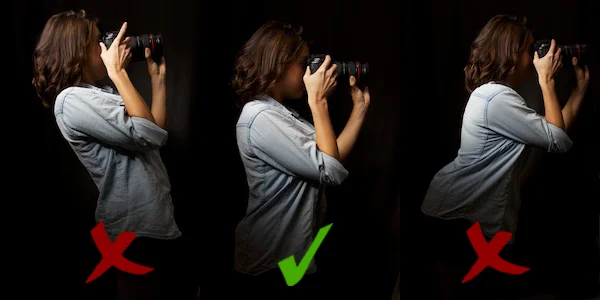 نحوه صحیح دست گرفتن دوربین عکاسی 1